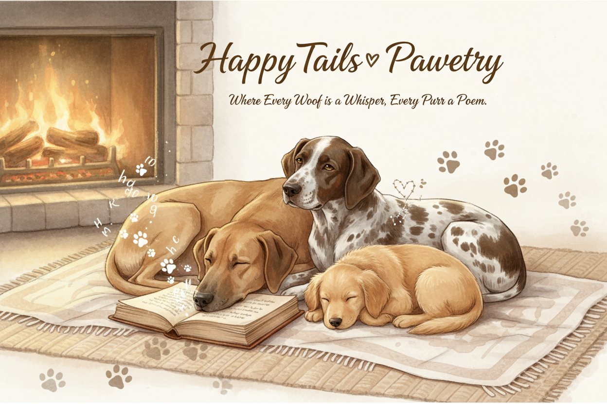 HappyTails Pawetry Hero Banner